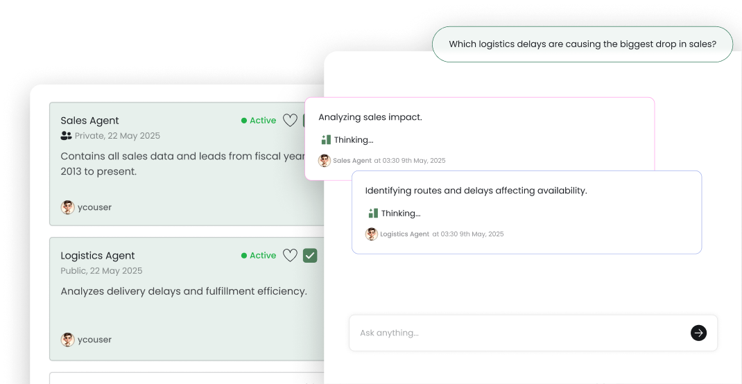 Multi-Agent Collaboration Interface